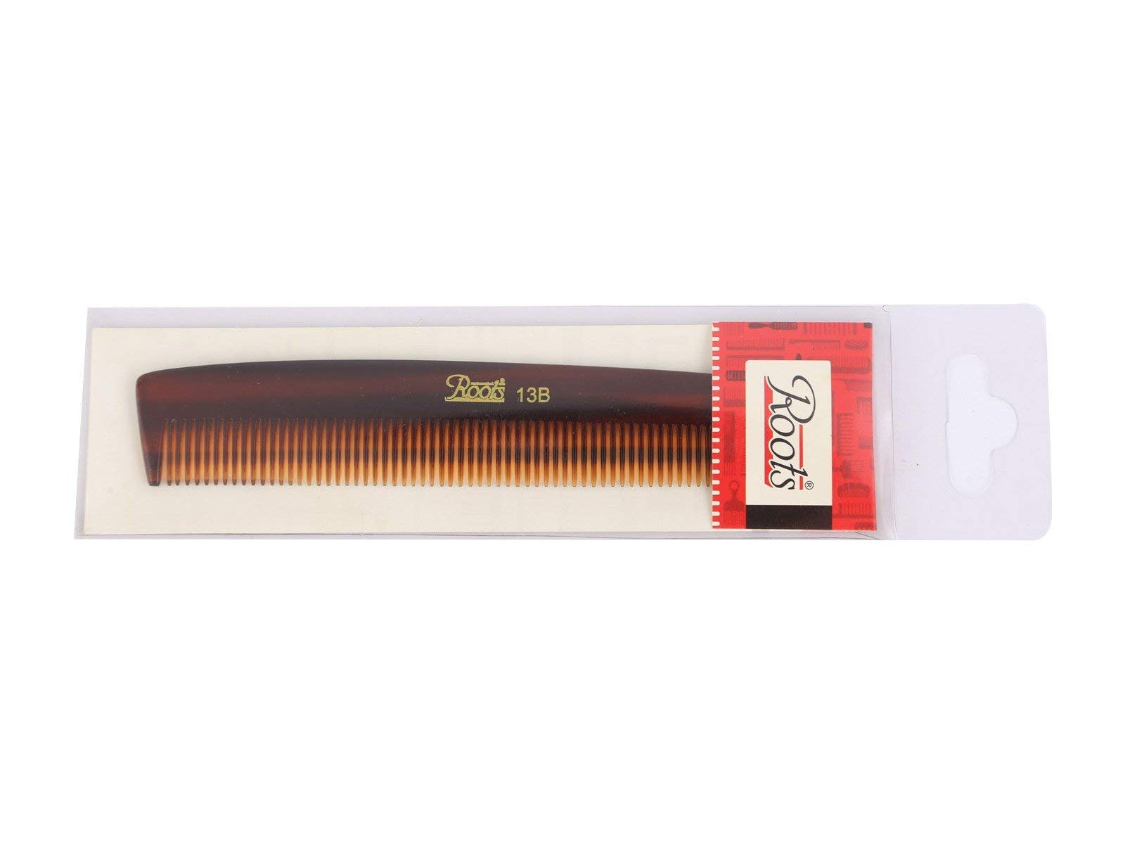 Roots Pocket Hair Comb - Fine Rounded Teeth for Gentle Detangling - Damage-Free Styling for Men & Women - Perfect for Travel, Purse & Everyday Use - 12B