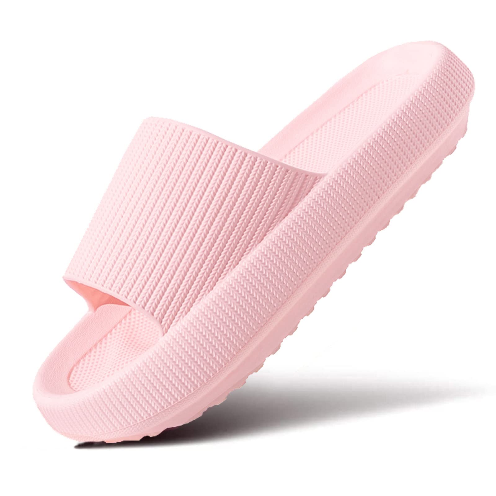 Cloud Slippers for Women and Men - Ultra Soft Pillow Slippers with Non-Slip Sole | Shower Slides & Bathroom Sandals | Thick Cushioned Comfort for Home, Spa, and Indoor Use