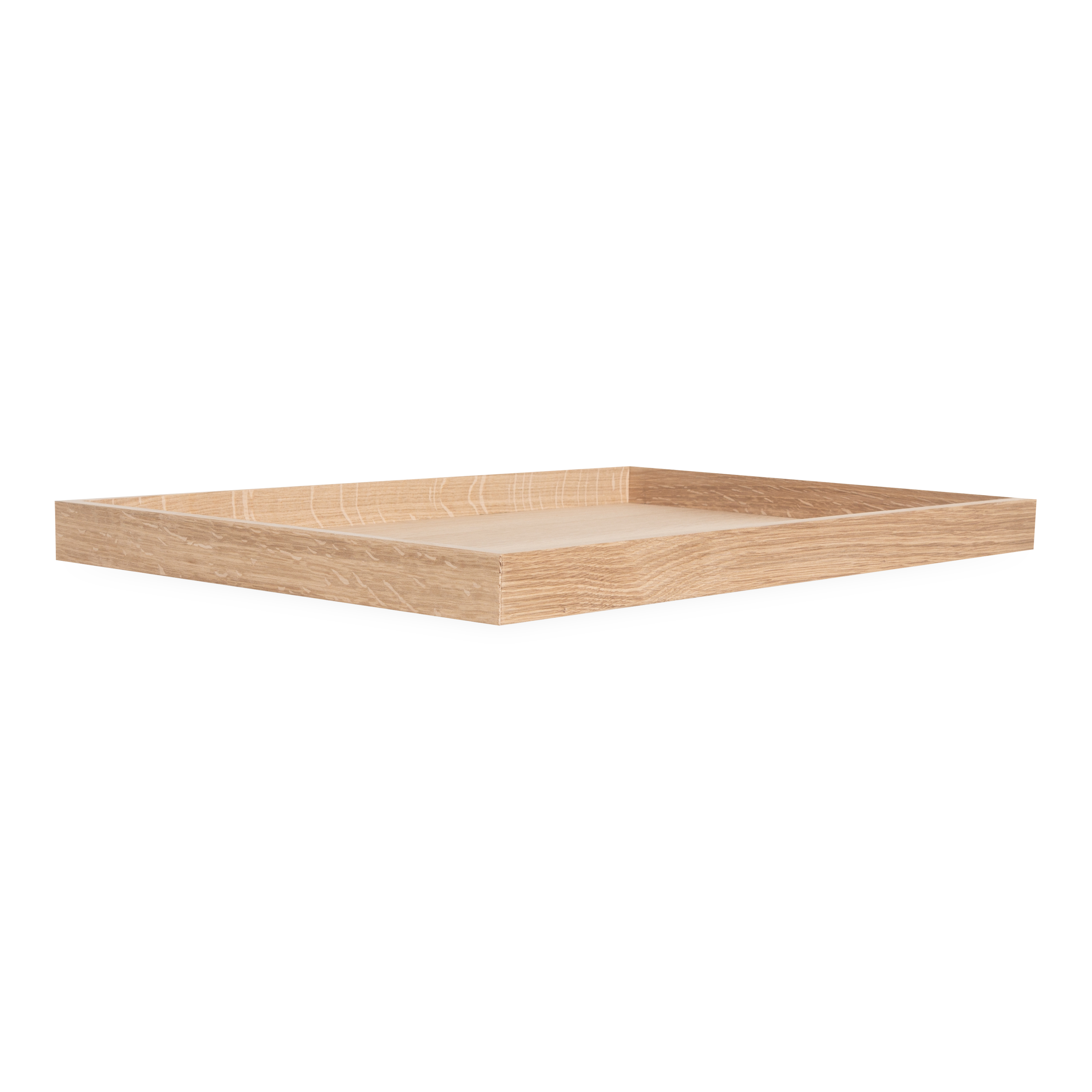 Natural Oak Wood Rectangular Serving Tray - Perfect for Coffee Table, Breakfast in Bed, or Entertaining Guests