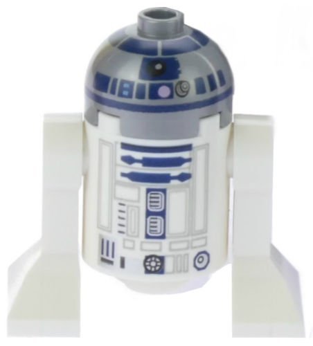 LEGO Star Wars Minifigure R2-D2 Astromech Droid with Lavender Dots - Building Toy for Kids & Collectors (75136) | Perfect for Star Wars Fans, Gift Ideas & Display Decor