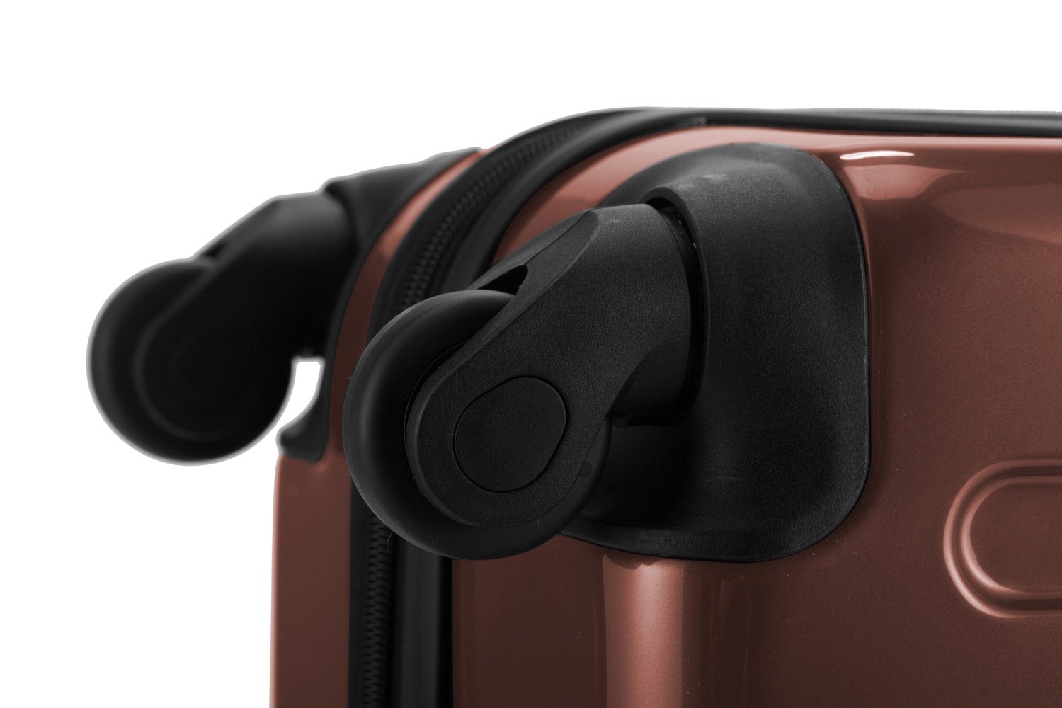 Premium Brown Hand Luggage Carry-On Suitcase 65cm - Lightweight Durable Cabin Bag for Air Travel, Business Trips & Weekend Getaways