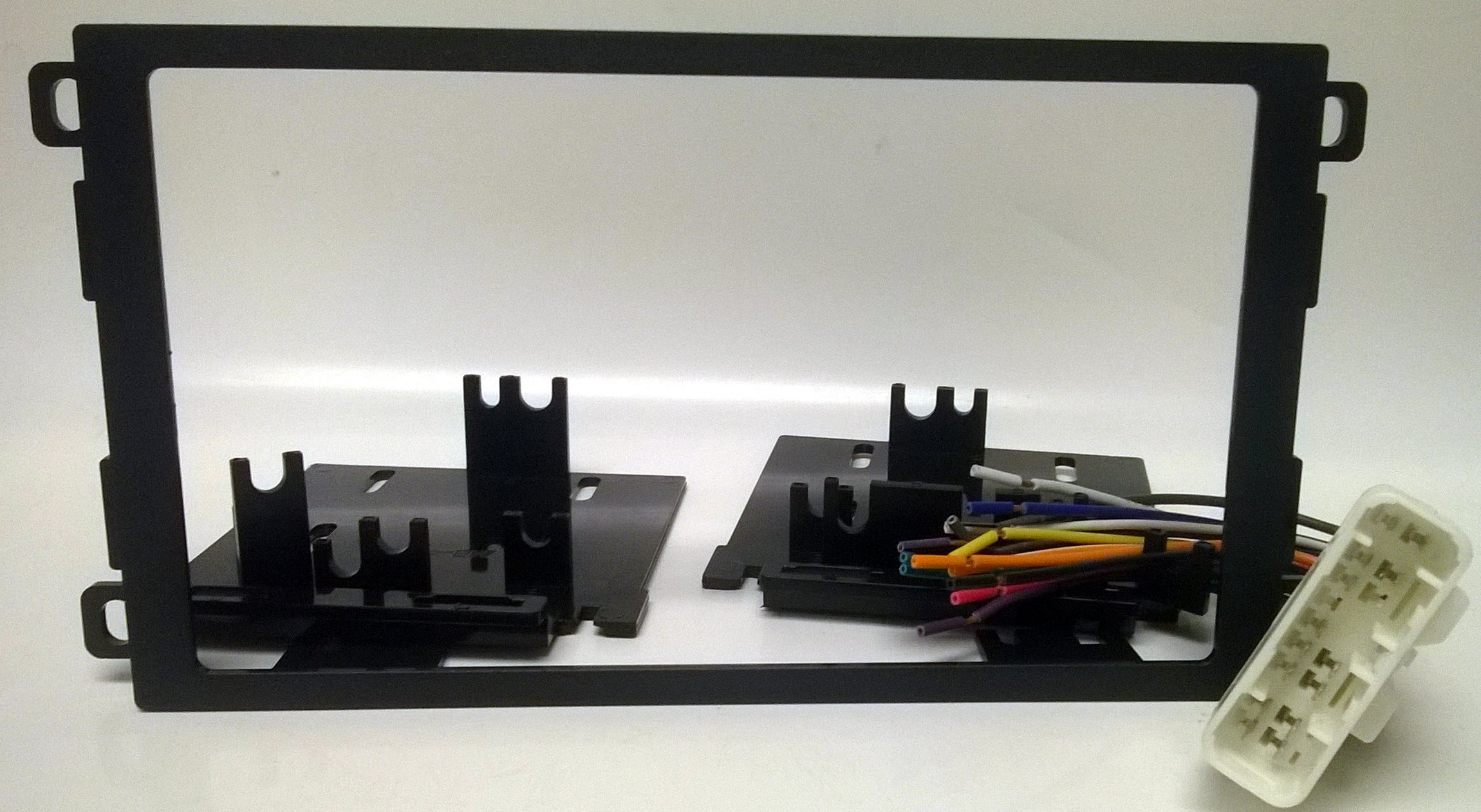 Double DIN Radio Installation Kit - Dash Kit, Wiring Harness & Antenna Adapter Compatible with Honda Passport (1998-2002), Isuzu Amigo (1998-2000), Isuzu Rodeo (1998-2004) - Perfect for Car Audio Upgrades & Aftermarket Stereo Installations