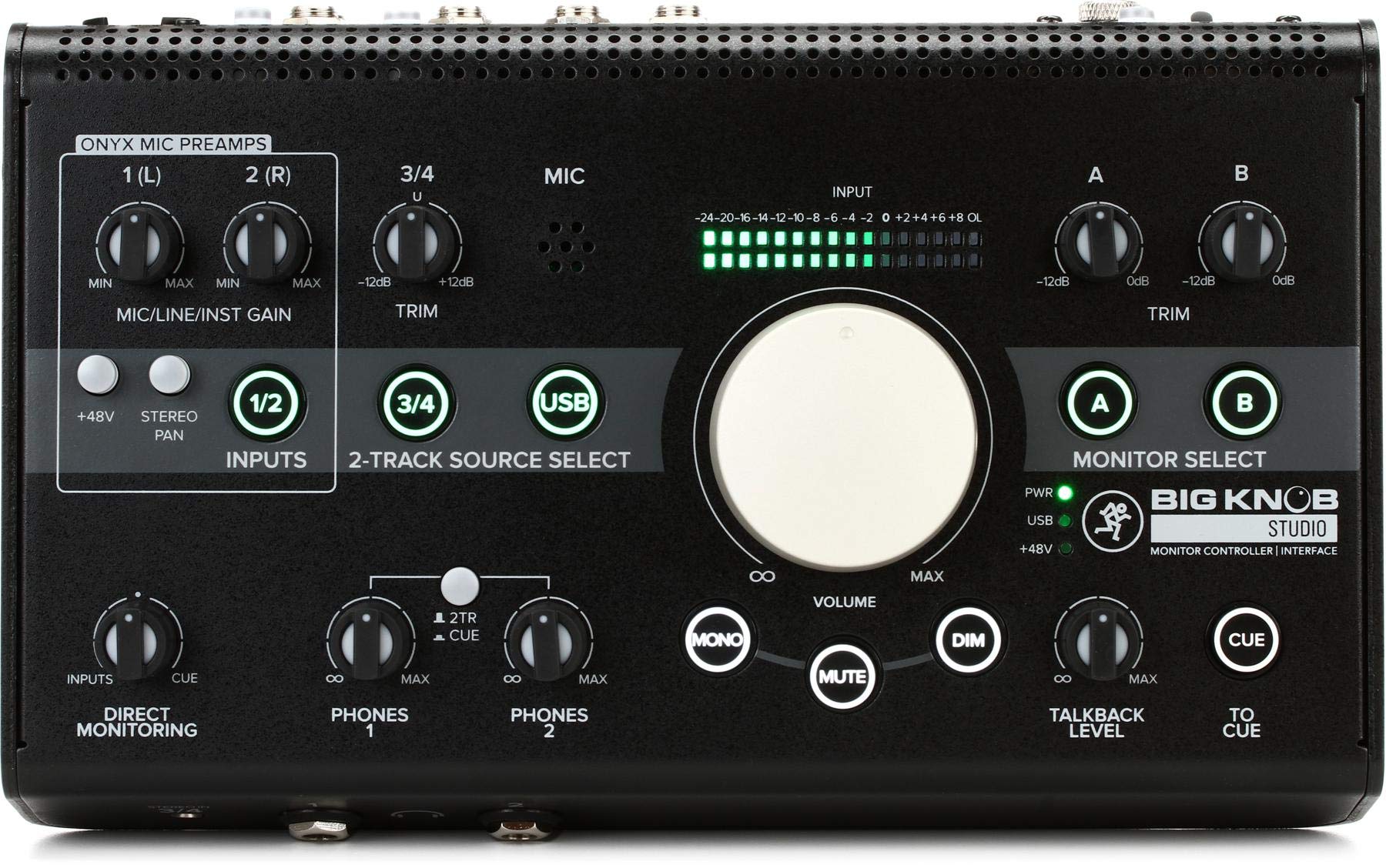 Mackie Big Knob 3x2 Monitor Controller for Home Studio