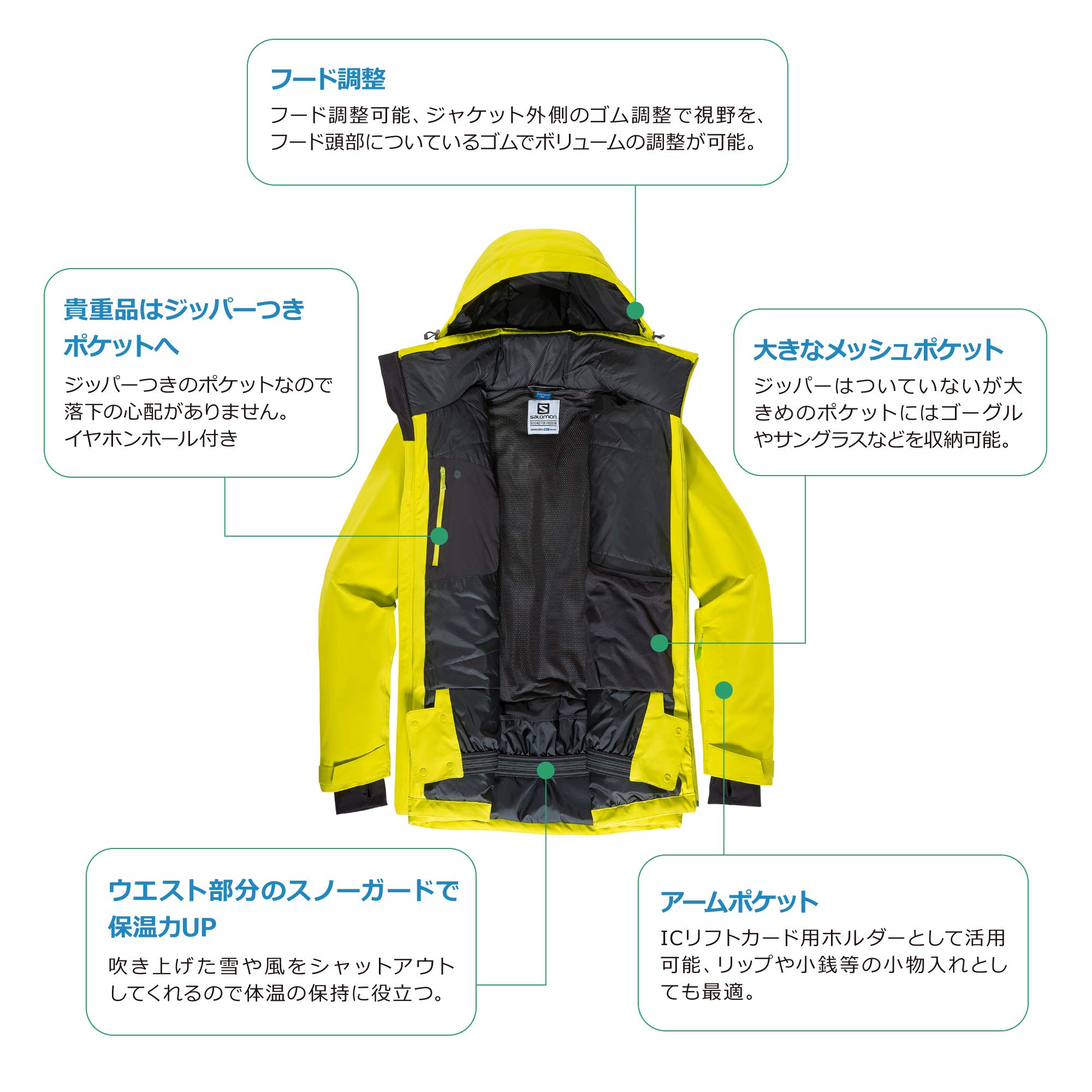 Salomon ICEFROST Men's Winter Jacket - Waterproof Insulated Ski Coat for Snowboarding, Hiking & Cold Weather Outdoor Activities