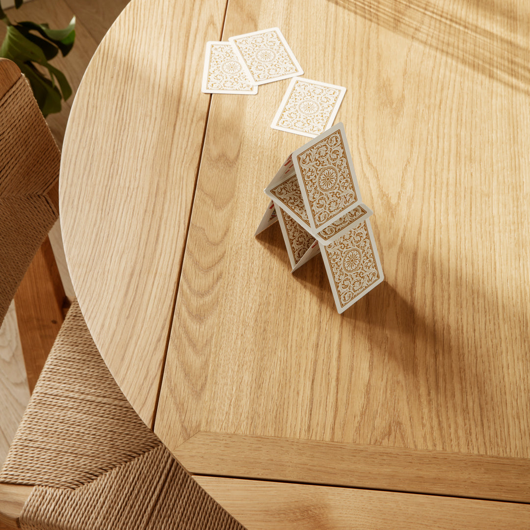 Extendable Pivoting Dining Table - Space-Saving Modern Design for Small Apartments & Entertaining Guests | B Table