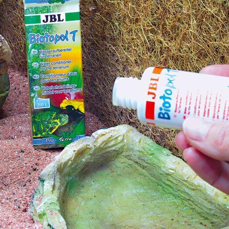 JBL Biotopol T 50ml Turtle Water Conditioner | Aquarium Water Treatment for Turtles, Fish & Reptiles | Removes Chlorine, Heavy Metals & Toxins | Perfect for Turtle Tanks, Aquatic Habitats & Terrariums