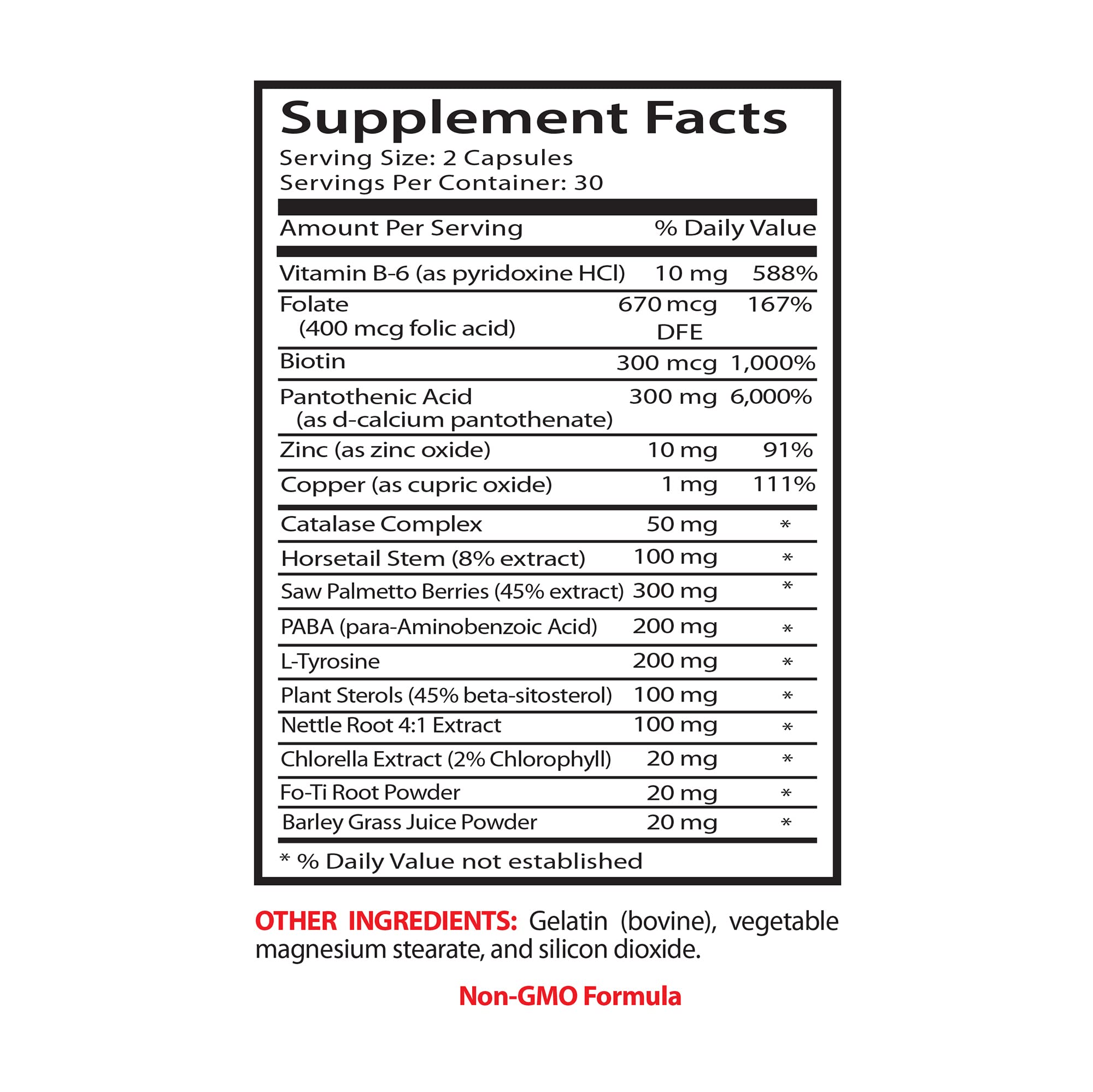 Premium Biotin Hair Growth Supplements with Chlorophyll - Organic Gray Hair Restoration Pills for Men & Women - Reverse Gray Hair Naturally - 360 Capsules for Stronger, Healthier Hair - Ideal for Daily Hair Care & Anti-Aging Routine