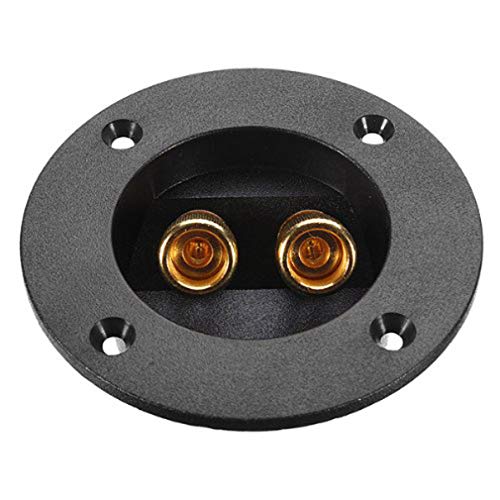 NUOBESTY 2-Way Speaker Terminal Cup with Banana Plug - High Quality Binding Post Connector for Subwoofer & Speaker Box - Perfect for Home Theater, Car Audio & DIY Speaker Projects