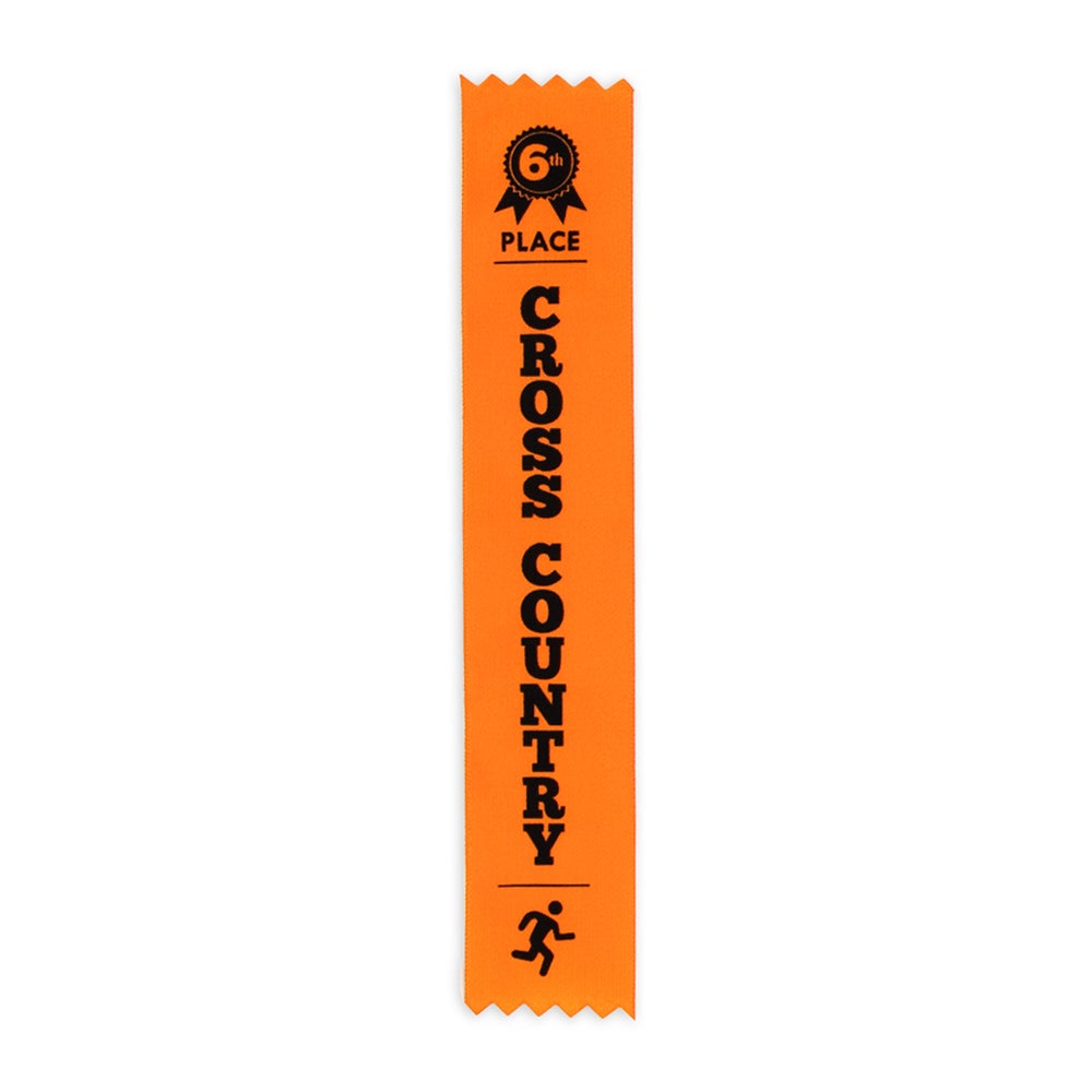 HART Cross Country Running Ribbons - High-Quality Athletic Awards for Track Meets, School Sports Events & Competitions