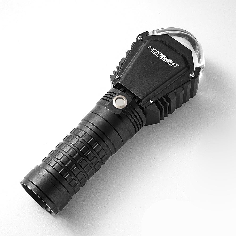 Novsight 1000 Lumens LED Flashlight - Waterproof, Ultra Bright, Rechargeable - Perfect for Camping, Hiking, Emergency & Outdoor Adventures