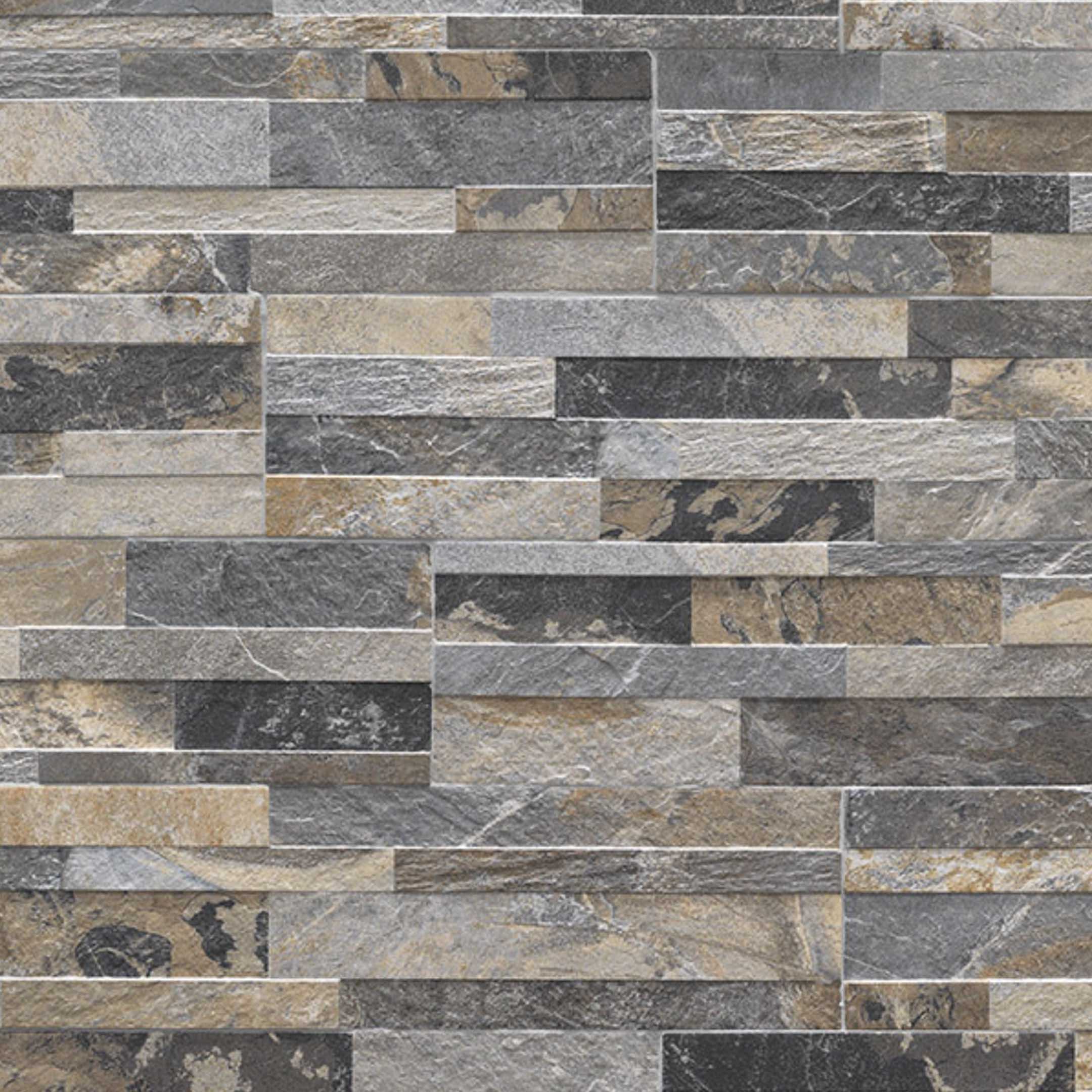 Cubics Ledger Panel Wall Tile - Modern 3D Textured Tile for Kitchen Backsplash, Bathroom & Living Room Accent Wall | Waterproof & Easy to Clean