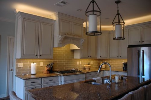 Designer Series LED Light Panels - 10 Inch Warm White 3000K Under Cabinet Lighting Kit with Dimmer & Power Supply (3 Panels) - Perfect for Kitchen, Display Case, and Shelf Illumination