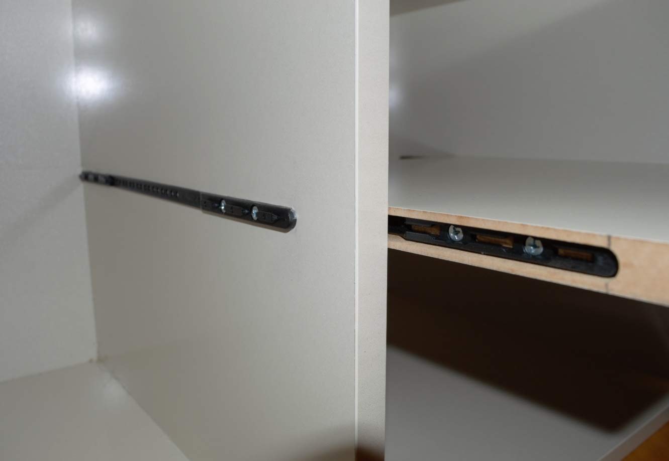 Adjustable Shelving Brackets - Heavy Duty Shelf Supports - 2 Pack - Perfect for Garage, Closet & Home Organization