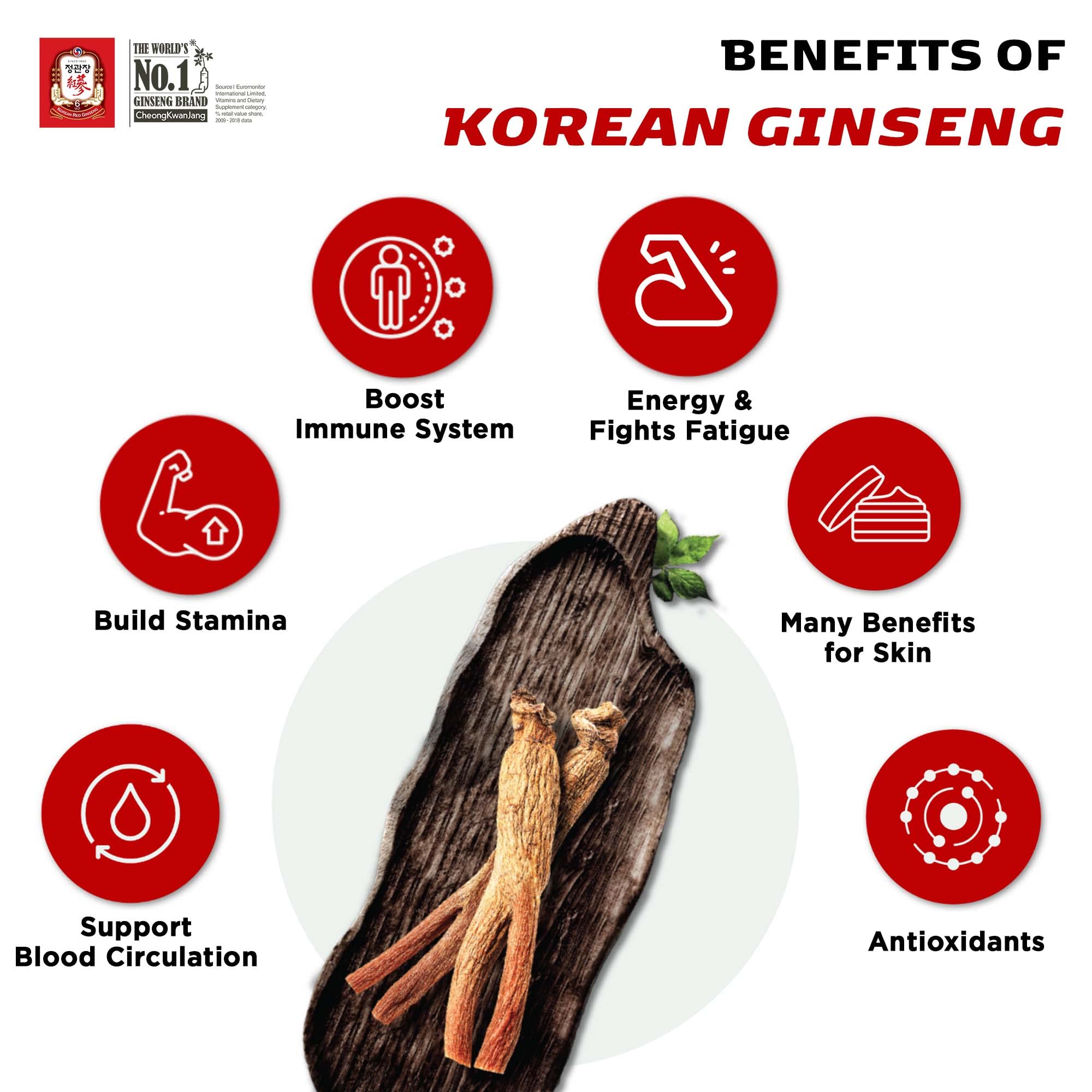 Premium Korean Red Ginseng Tonic Pouch (Mild) - 6-Year Aged Extract with 10 Herbal Blend for Immune Support & Energy Boost - Ideal for Daily Wellness & Stress Relief