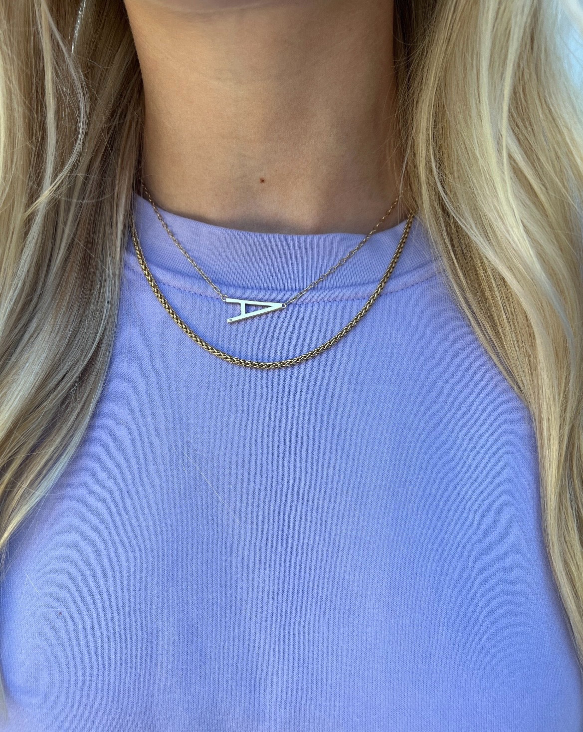 Initial A Precious Elongated Necklace - Personalized Silver Pendant for Women | Perfect for Birthdays, Anniversaries & Valentine's Day Gifts
