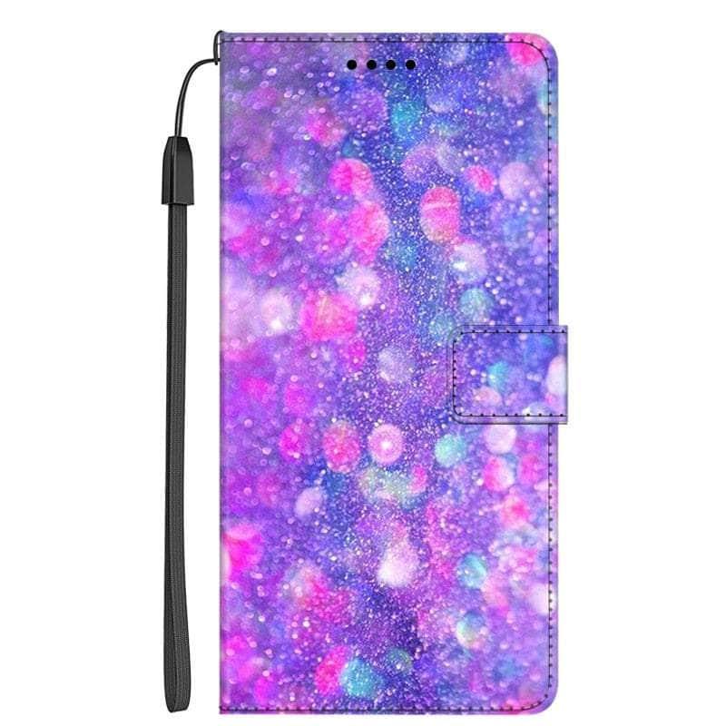 Samsung Galaxy A14 Phone Case - Premium Marble Leather Cover with Shockproof Protection for Daily Use, Work & Travel