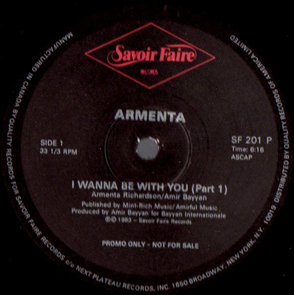Armenta - I Wanna Be With You (12
