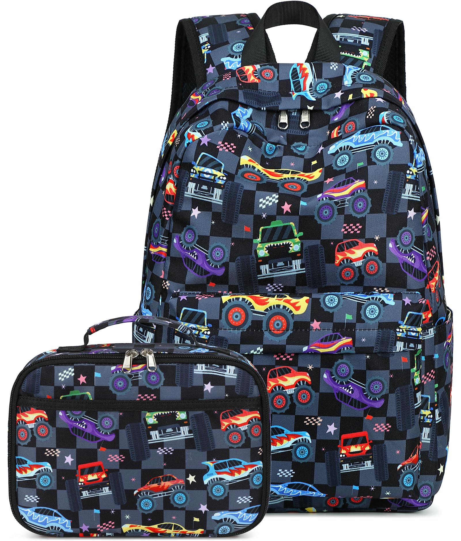 Bluboon Kids Backpack for Preschool & Kindergarten - Lightweight School Book Bag with Lunch Box for Boys & Girls - Perfect for Elementary Students, Daycare, Travel & Outdoor Activities