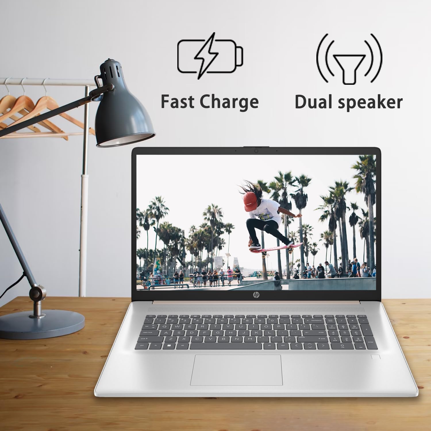 HP Essential 17t Touchscreen Laptop - 17.3