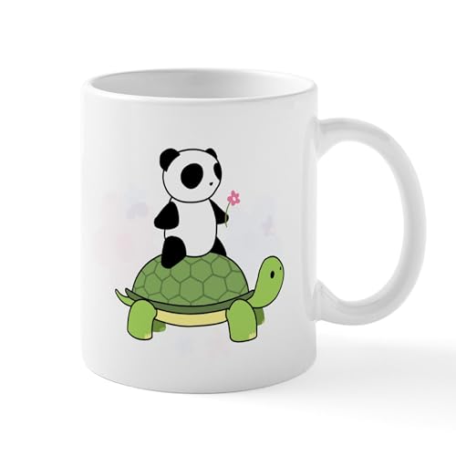 White - Turtle And Panda 1 Mug