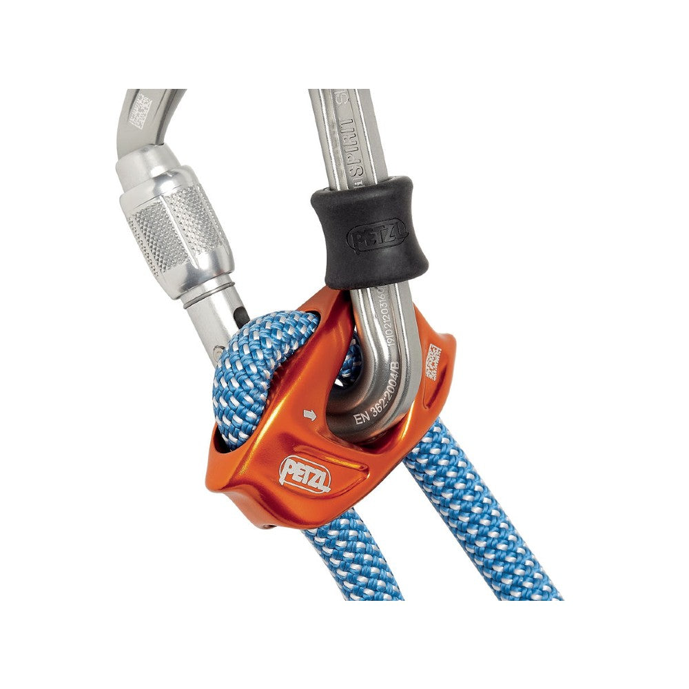 Petzl Connect Adjustable Safety Lanyard - Blue - for Rock Climbing, Construction & Fall Protection - ANSI/OSHA Compliant - Durable & Lightweight