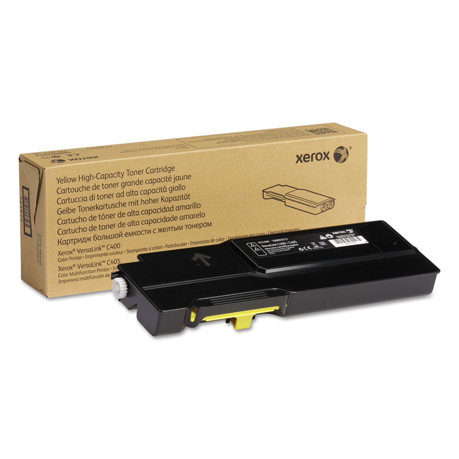 106R03513 High Yield Yellow Toner Cartridge - 4800 Page Yield for Laser Printers | Compatible with [Printer Models] | Ideal for Office & Home Printing