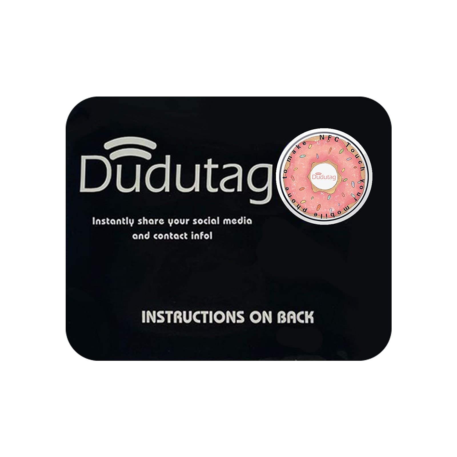 DFDGBD One-Click Digital Business Cards - Smart NFC Stickers for Professional Networking, Personal Branding & Wall Decoration (Valentine's Day Foam Stickers for Kids, Size A) - Perfect for Office, Events & Home Decor