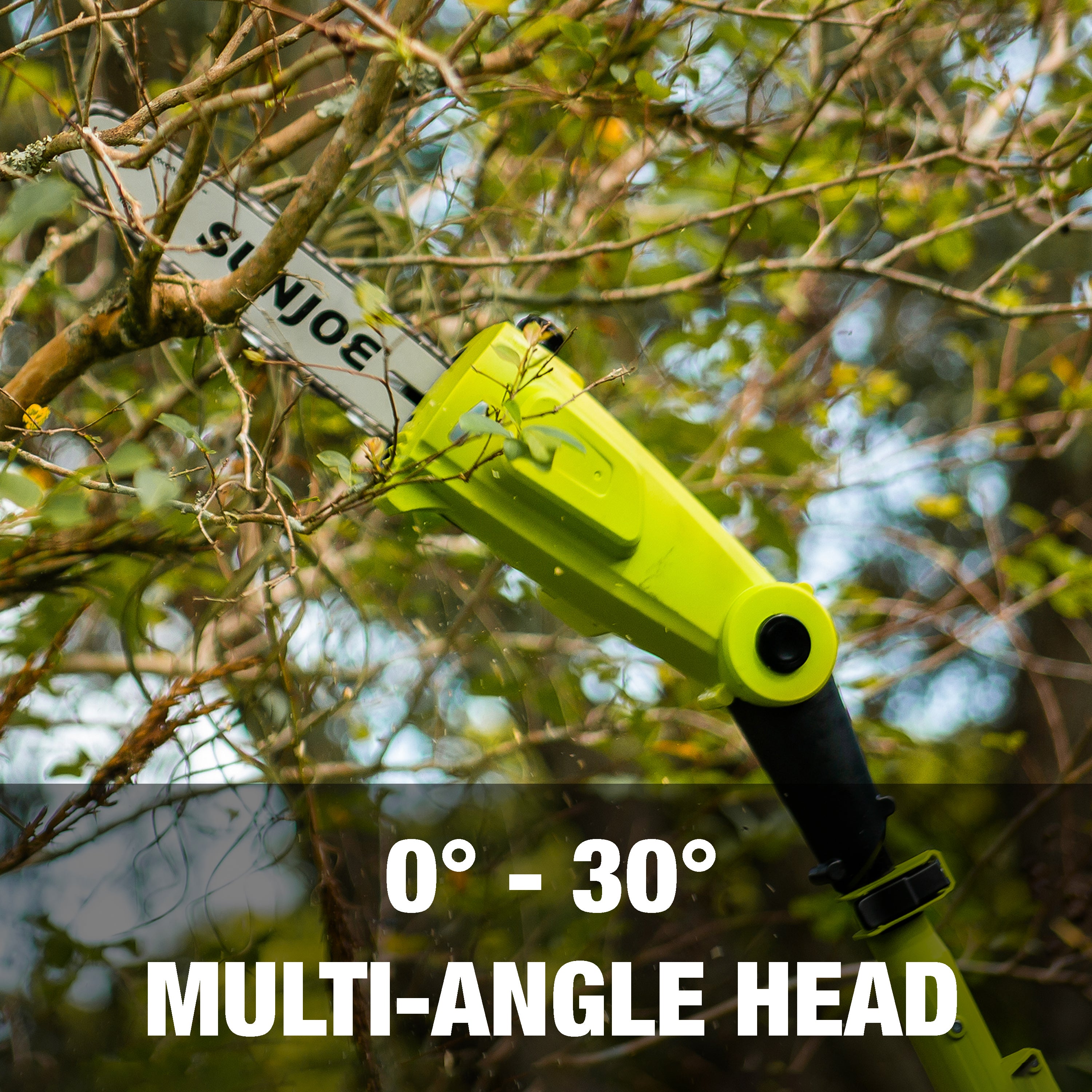 Sun Joe 20V Cordless Pole Saw with 8-Inch Bar & Chain + Storage Bag – Lightweight, Easy to Use for Tree Trimming, Pruning & Landscaping (Perfect for Homeowners & Gardeners)