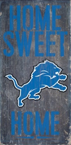 Fan Creations Detroit Lions Home Sweet Home Wood Sign 12