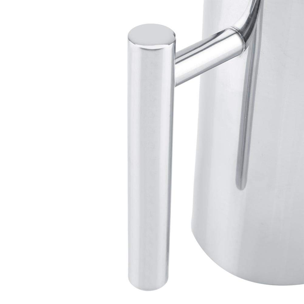 Stainless Steel Water Pitcher with Ice Guard - 1L Multifunctional Portable Cold Drinking Pitcher for Home, Hotel & Outdoor Use - Perfect for Iced Tea, Lemonade & Party Serving
