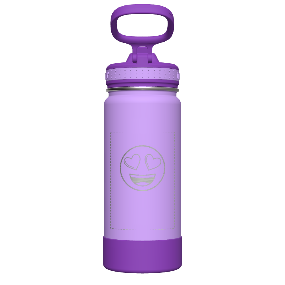 Customized Active Kids Water Bottle with Straw Lid - Leakproof & BPA-Free for School, Sports & Outdoor Adventures