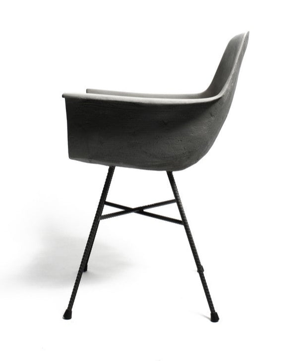 Hauteville Armchair by Lyon Beton - Modern Lounge Chair for Living Room, Office & Reading Nook - Durable & Stylish Accent Furniture
