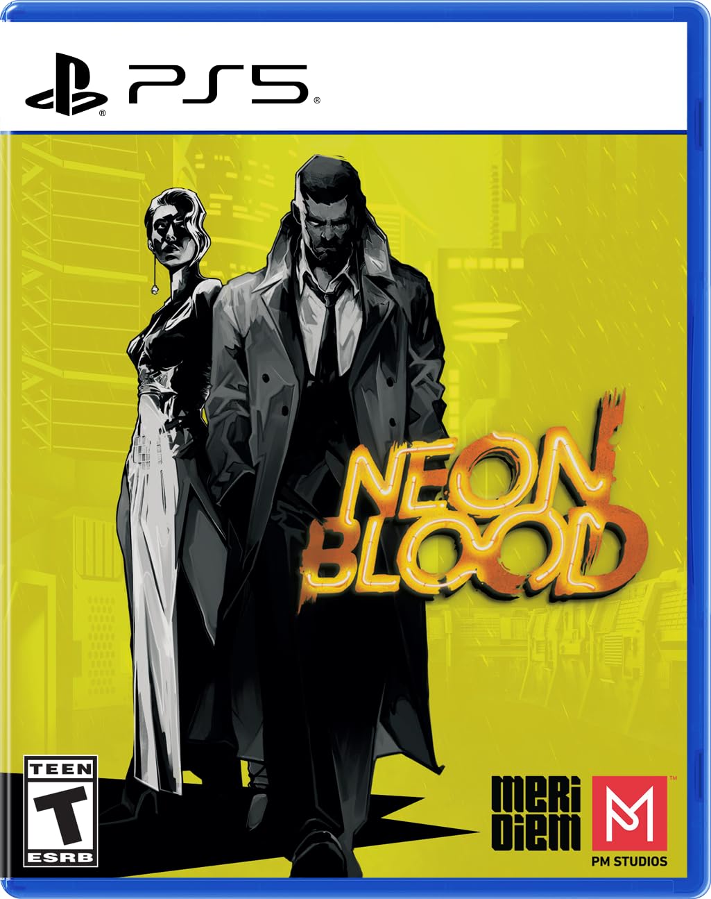 Neon Blood - PS5 Game for PlayStation 5 | Action-Adventure Horror Experience | Perfect for Late-Night Gaming Sessions & Horror Fans