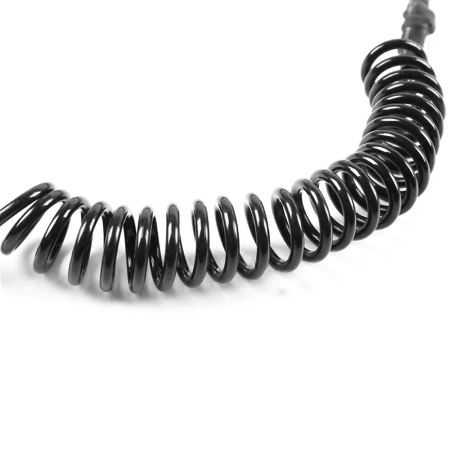 10ft Coiled Surfboard Leash for Kayak, SUP, Paddle Board - Ankle & Foot Safety Rope - Durable Surf, Raft, Kayaking Accessory (Black) - Perfect for Ocean Surfing, Lake Paddling & Water Sports