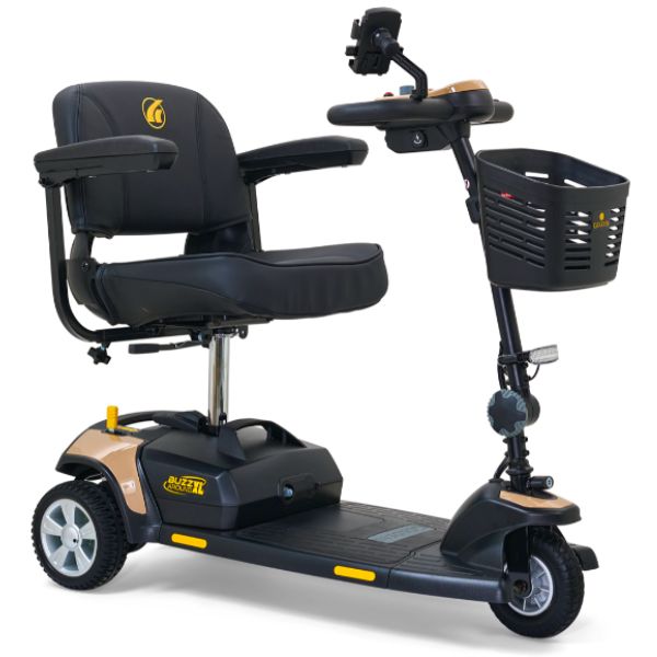 Golden Technologies Buzzaround XL 3-Wheel Mobility Scooter - Lightweight & Portable Electric Scooter for Adults & Seniors - Ideal for Shopping, Travel & Outdoor Activities
