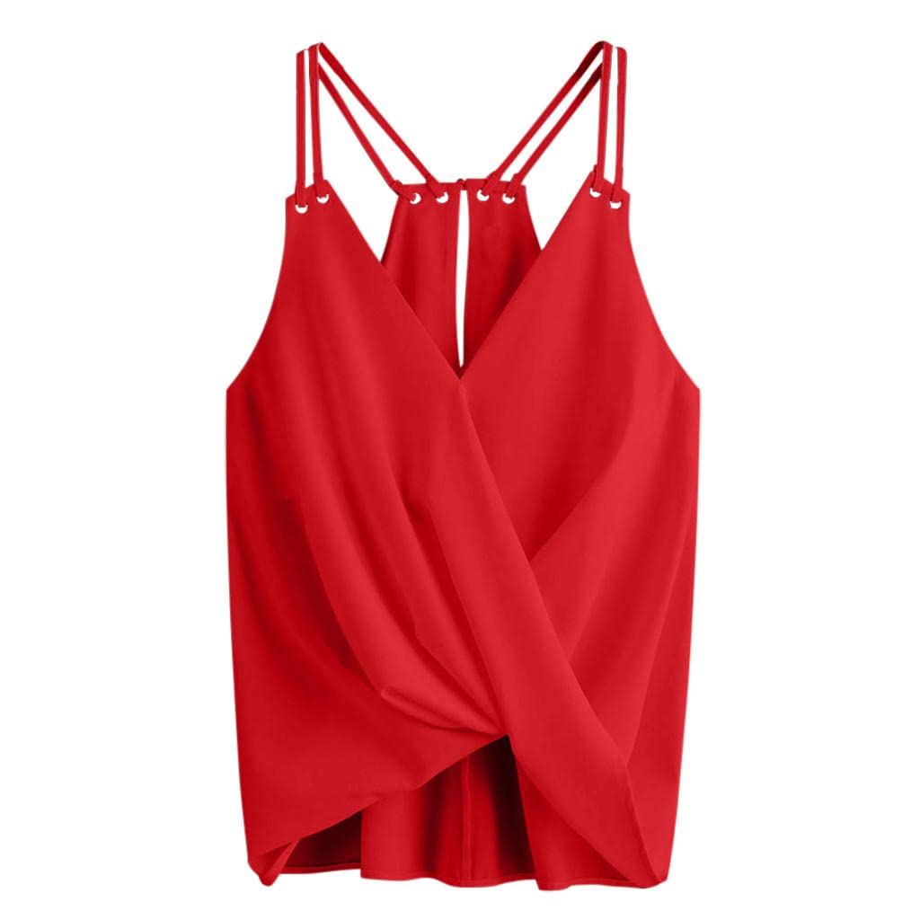 Vedolay Women's Letter Printed Sleeveless Crop Tank Top - Soft Loose Fit Workout Blouse for Yoga, Gym & Summer Casual Wear