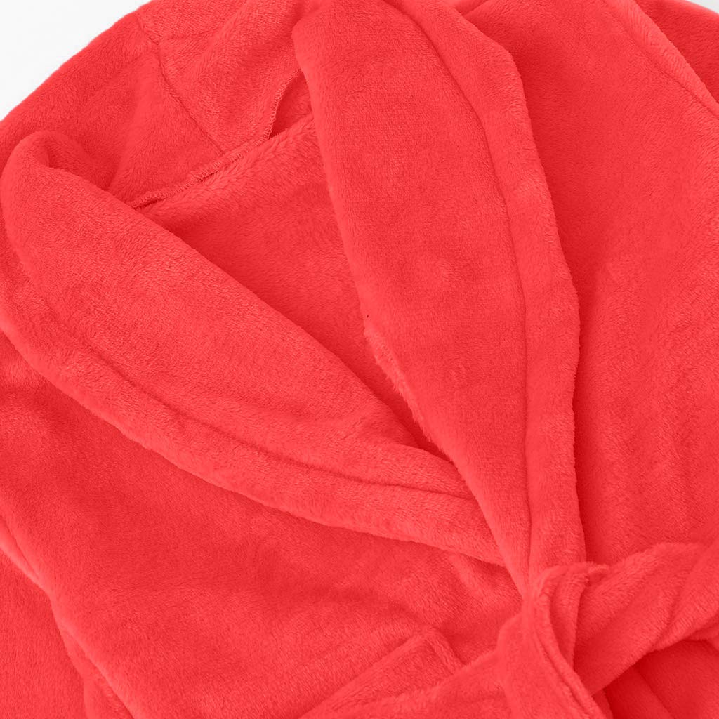 Soft Cotton Kids Bath Towel Set for Boys & Girls 3-12 Years - Absorbent Flannel Beach Towel & Bathrobe Outfit for Swimming, Pool, Beach & Home Use