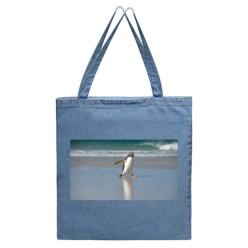 Ufcell Fashion Handbag - Cute Animal Squirrel Print - Soft Denim Shoulder Bag for Women | Perfect for Casual Outings, Shopping & Travel