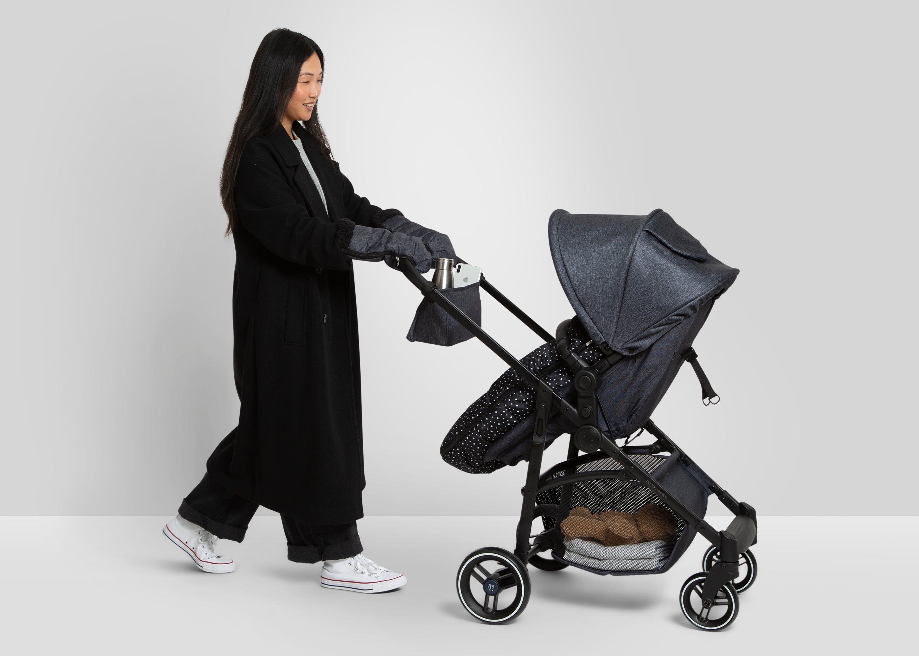 BabyGap Stroller Hand Muff - Soft & Warm Winter Accessory for Strollers - Keep Baby Cozy on Cold Weather Walks & Outings
