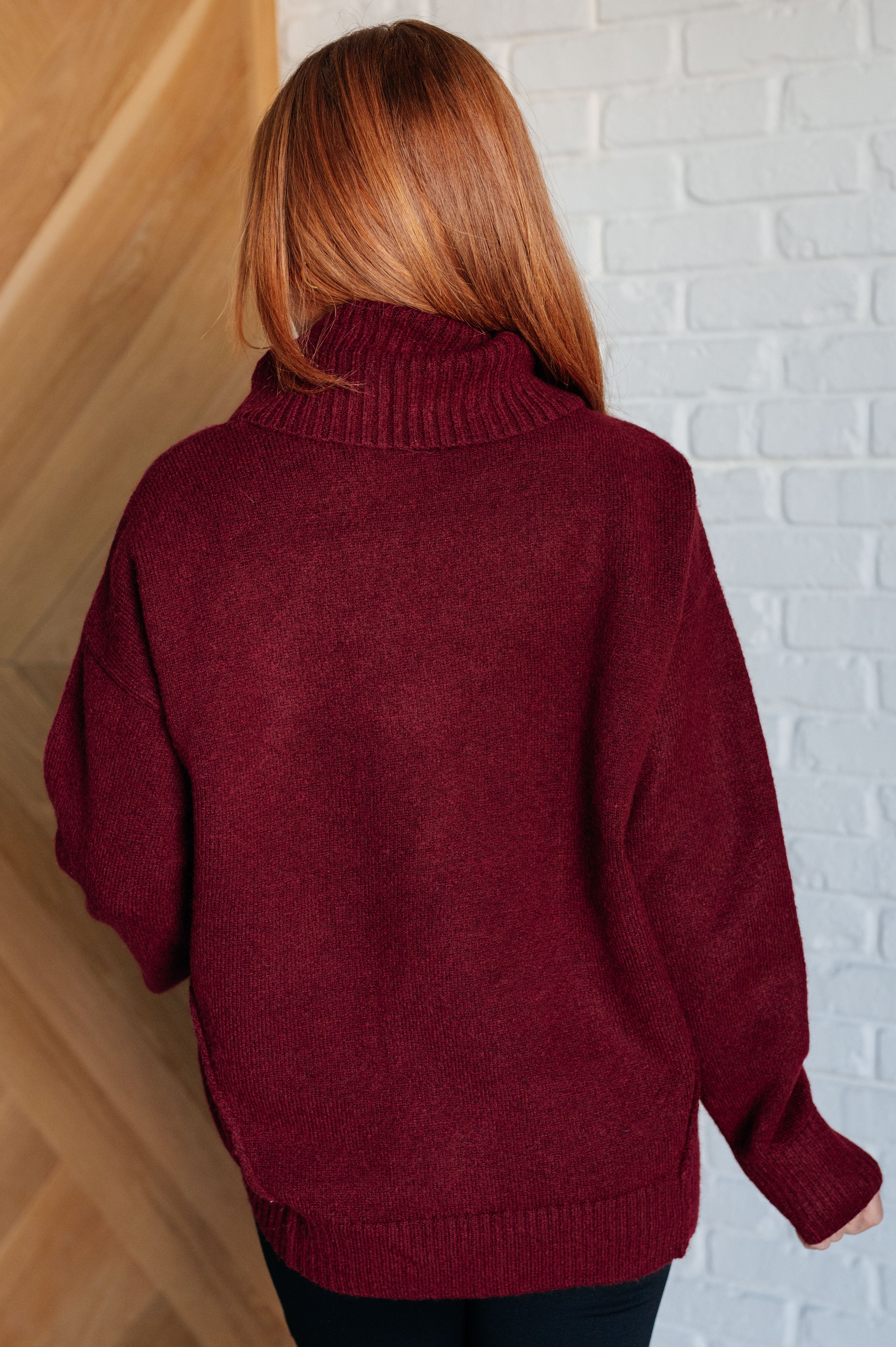 Envelop Me Turtleneck Sweater for Women - Soft Winter Knit Pullover | Cozy Office Wear & Casual Outfits