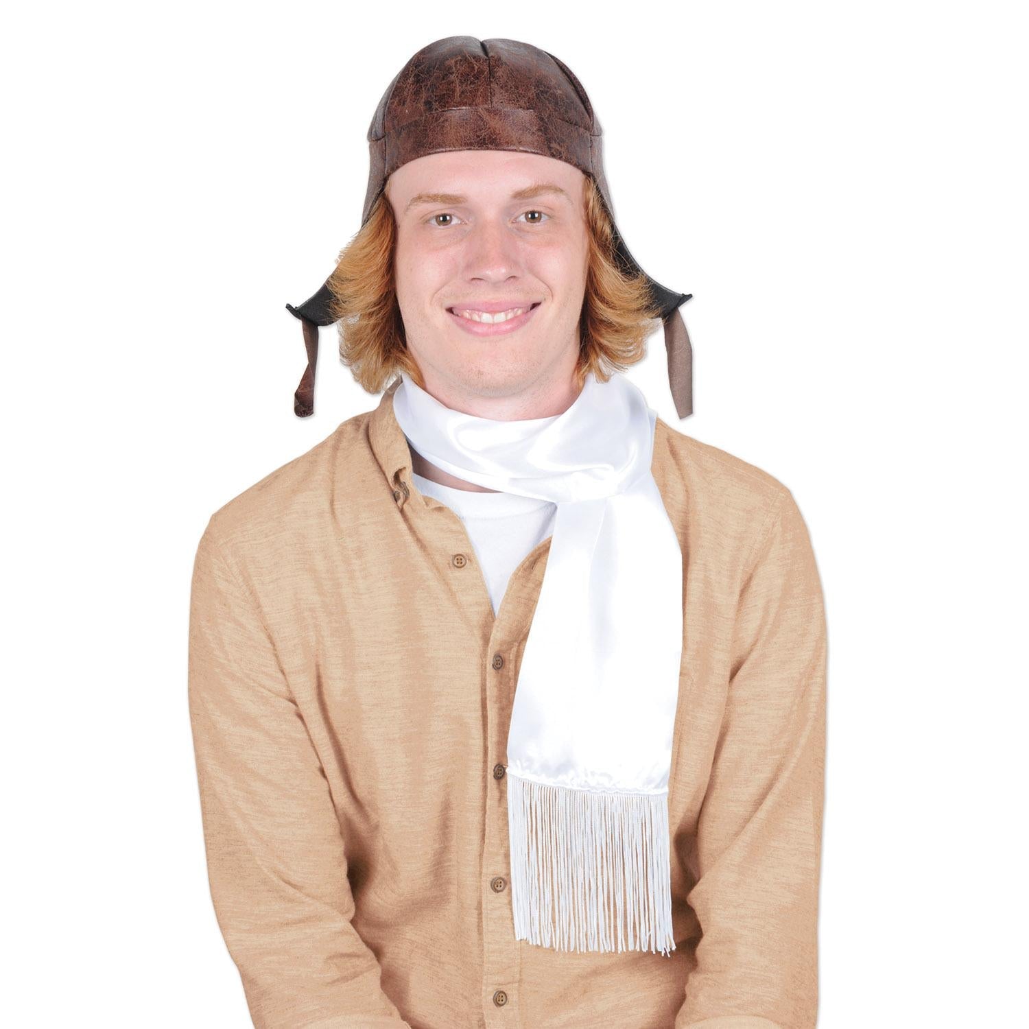 Beistle 12-Pack Aviator Hat and Scarf Set - Winter Pilot Style Knit Cap & Neck Warmer for Men & Women - Perfect for Skiing, Snowboarding & Cold Weather Outdoor Activities