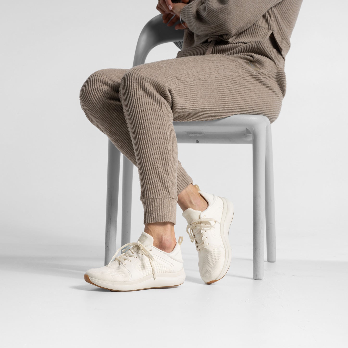 Abeo MXV Cruise Neutral Bright White Walking Shoes - Comfortable & Supportive Footwear for Travel, Work & Everyday Use