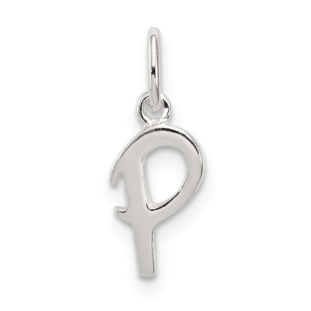 Roy Rose Jewelry Sterling Silver Initial Letter P Pendant Necklace - Personalized Monogram Jewelry Gift for Women - Perfect for Birthdays, Anniversaries & Everyday Wear