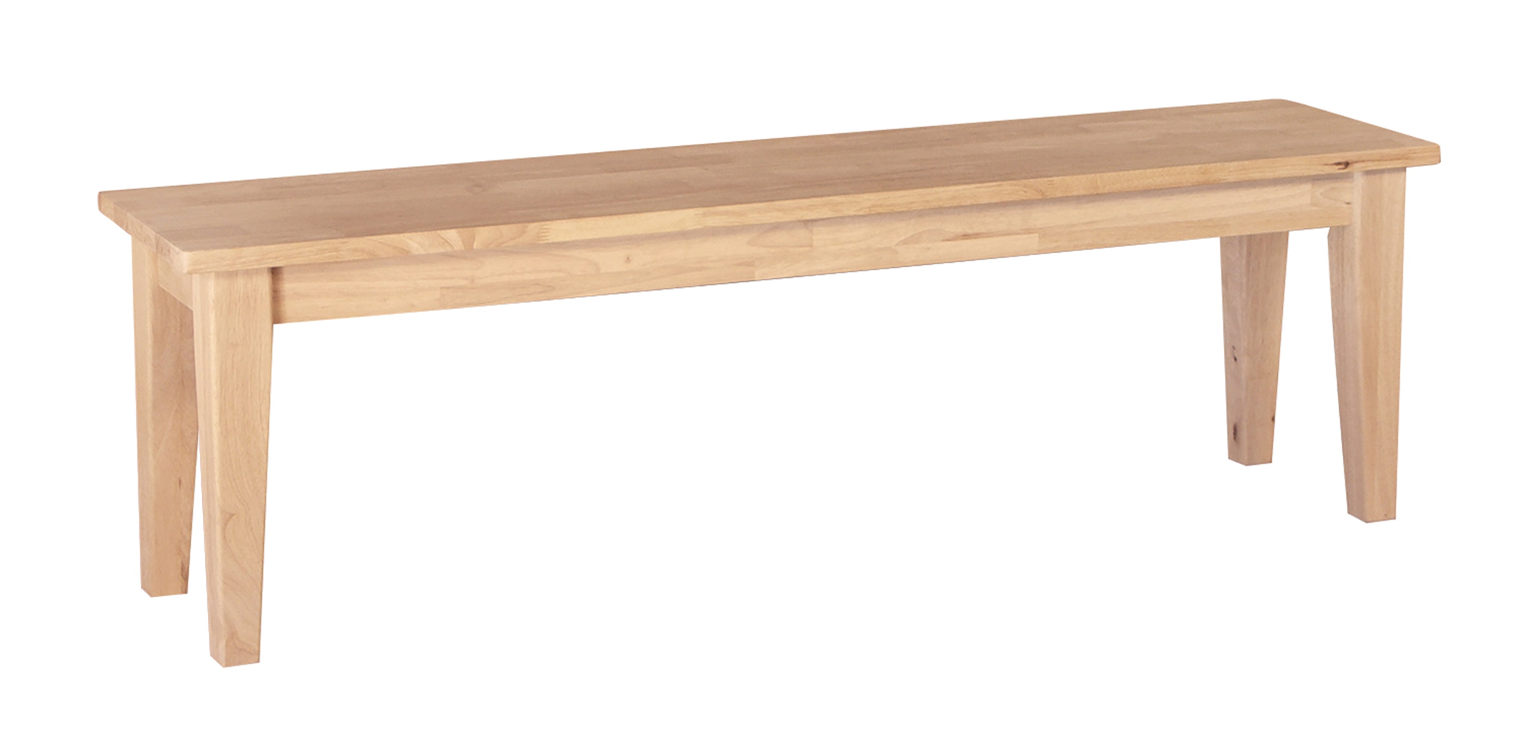 Shaker Leg Bench - Solid Wood Entryway Bench with Storage | Perfect for Hallway, Living Room & Bedroom Decor