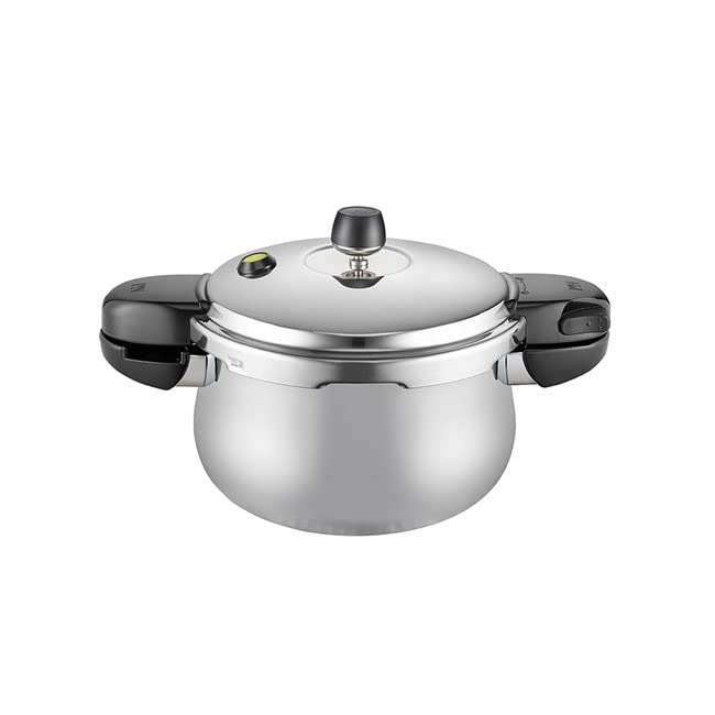 2.5L (4 Servings) Hiklad IH Electric Pressure Cooker - Fast & Safe Cooking for Soups, Stews & Rice