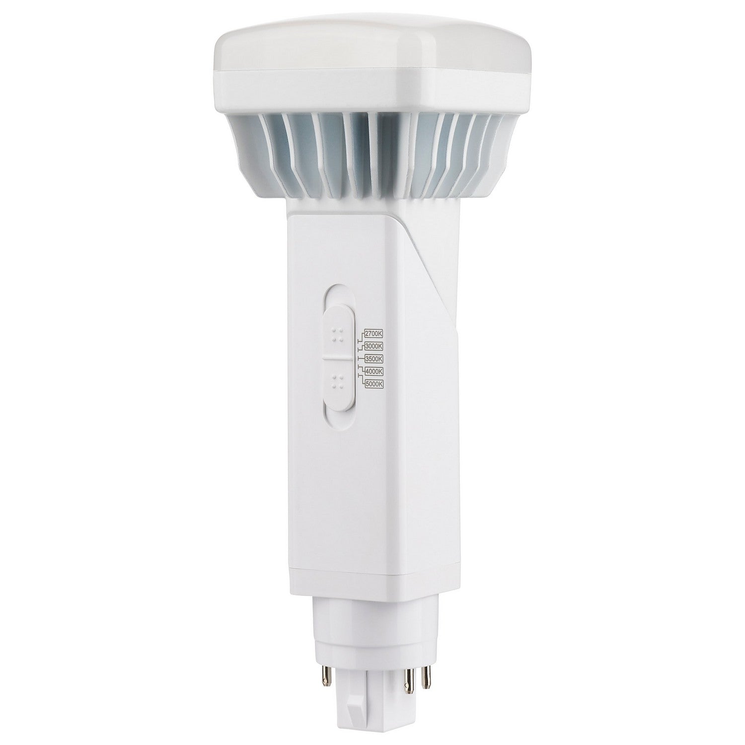 4 Pin Dual Position LED Light Bulb - 9W, 1100 Lumens, Direct or Bypass Wiring, 2700K-5000K Color Temperature, G24q Base - Perfect for Recessed Lighting, Ceiling Fixtures & Commercial Applications