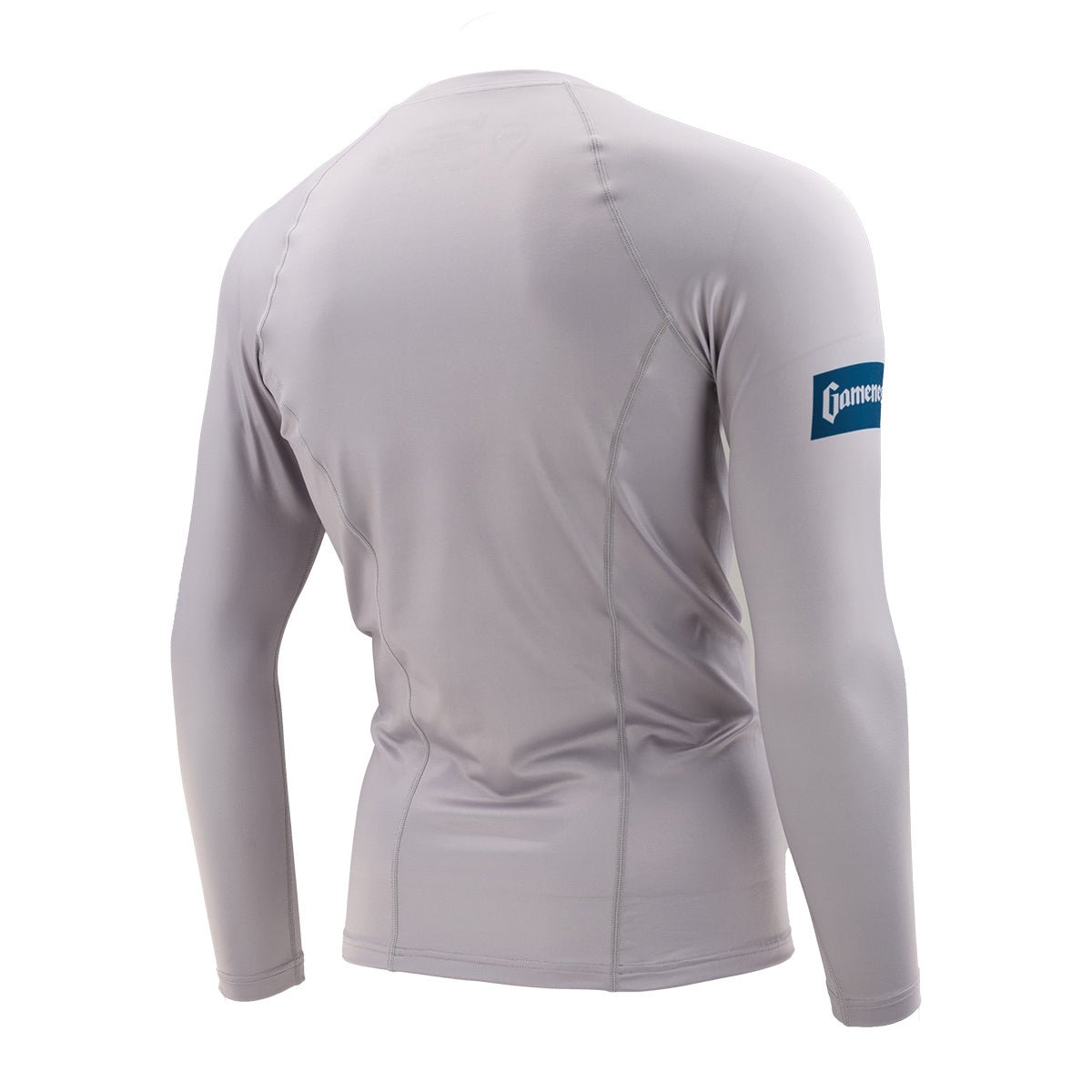 Gameness Men's Long Sleeve Rash Guard - UPF 50+ Sun Protection, Quick Dry Compression Shirt for MMA, BJJ, Surfing & Water Sports