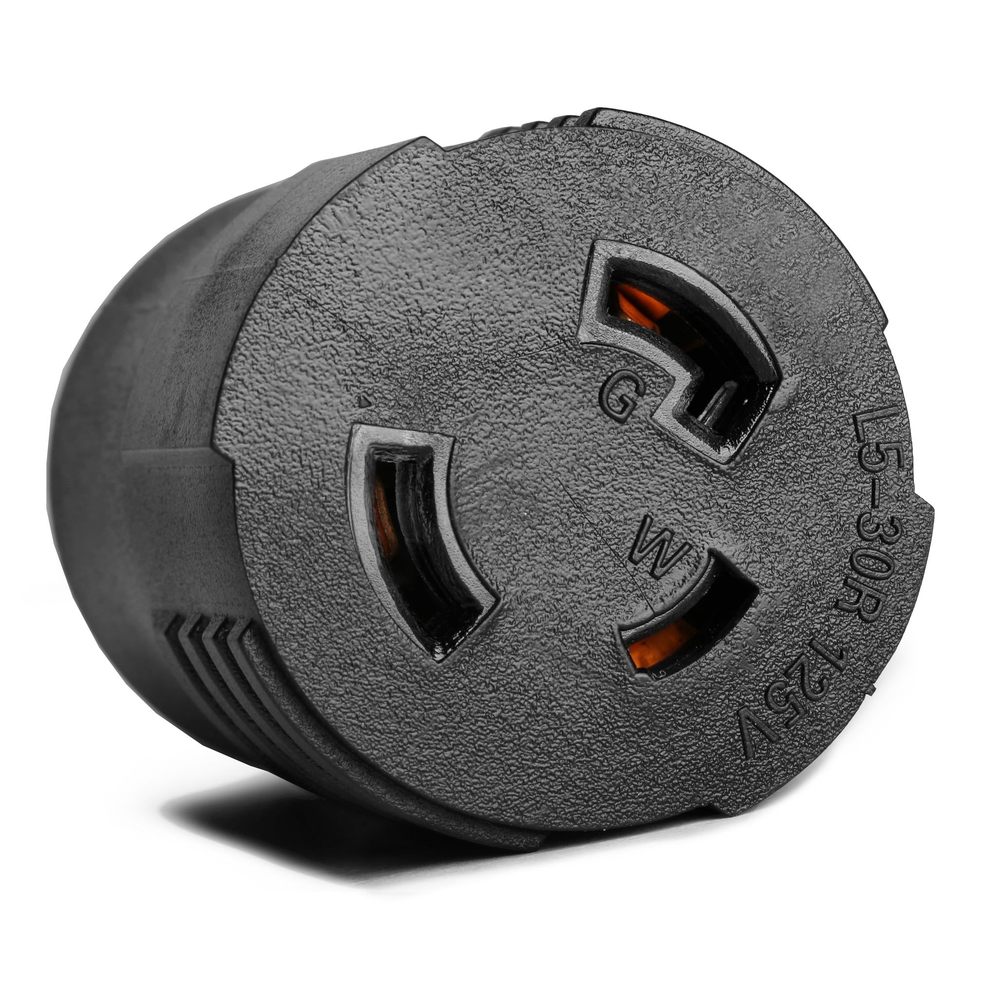 WEN GNA530 TT 30P RV Plug to NEMA L5-30R Twist Lock Outlet Adapter - 120V 30 Amp 3600 Watt Power Converter for Campers, RVs & Outdoor Power Supply