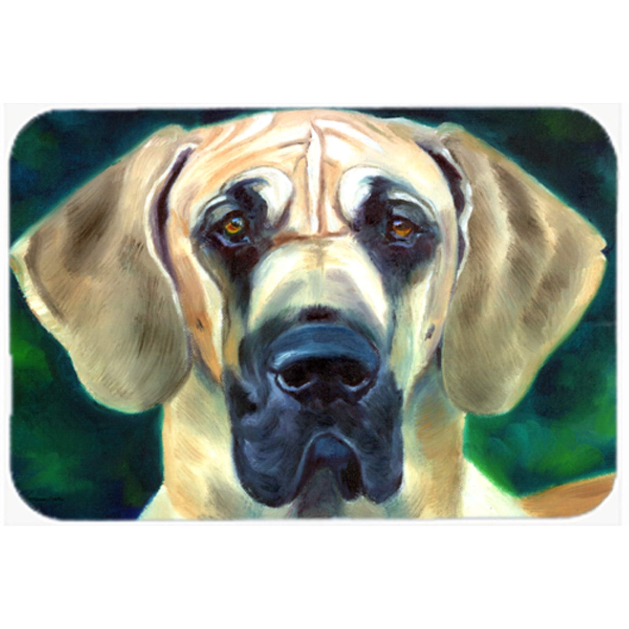 Great Dane Lookin at You Mouse Pad - Large Washable Non-Slip Mouse Mat for Computer, Laptop, Office & Gaming | Hot Pad & Trivet for Home Kitchen | Caroline's Treasures 7444MP | Perfect for Work, Gaming & Home Decor