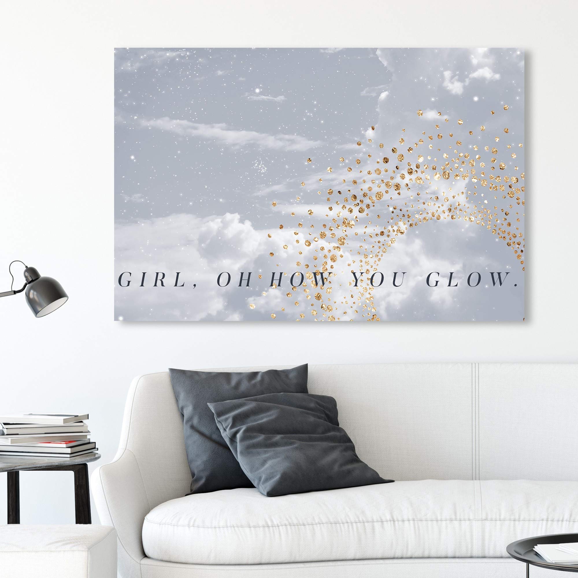 The Oliver Gal Artist Co. 'How You Glow' Fashion & Glam Wall Art Canvas Print - 45